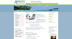 Desktop Screenshot of antevox.fr
